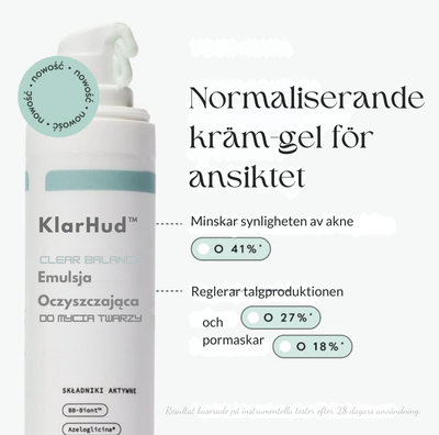 KlarHud™ | Rengörande ansiktstvättemulsion