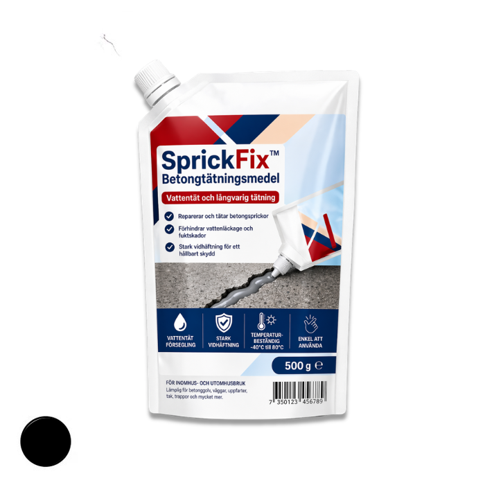 SprickFix™ | Högpresterande tätningsmedel för sprickor i betong
