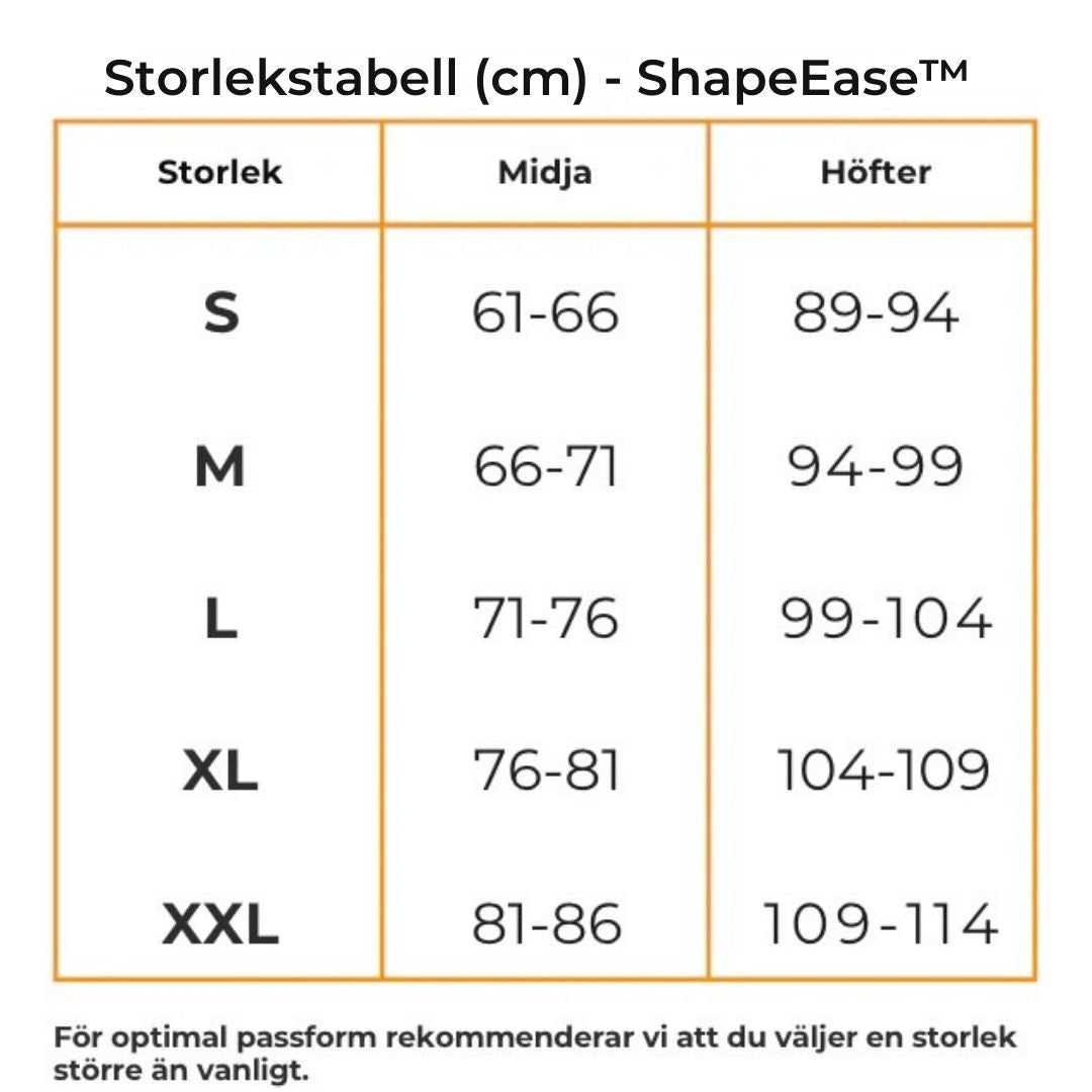 ShapeEase™ | 6-Pack Höga Midjetrosor med Formande Effekt för Komfort hela Dagen