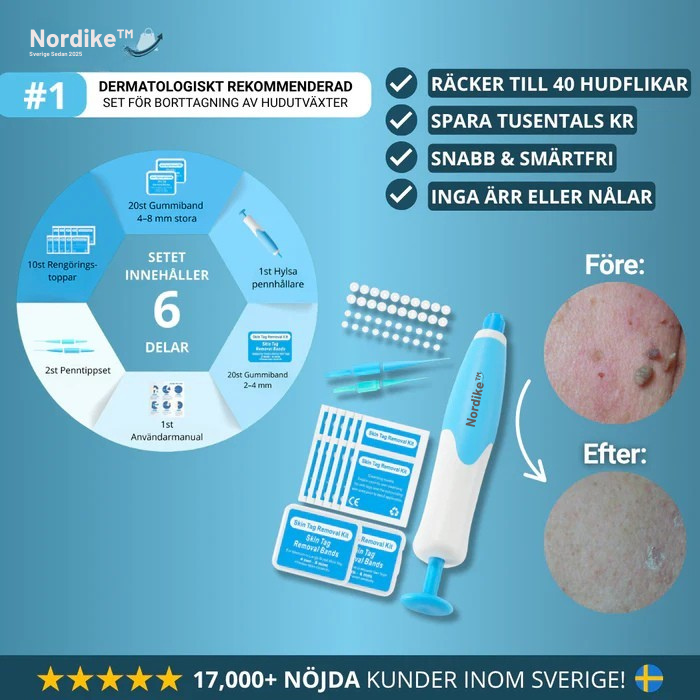 NORDIKE™ - Premiumset mot hudflikar – Synliga resultat utan smärta