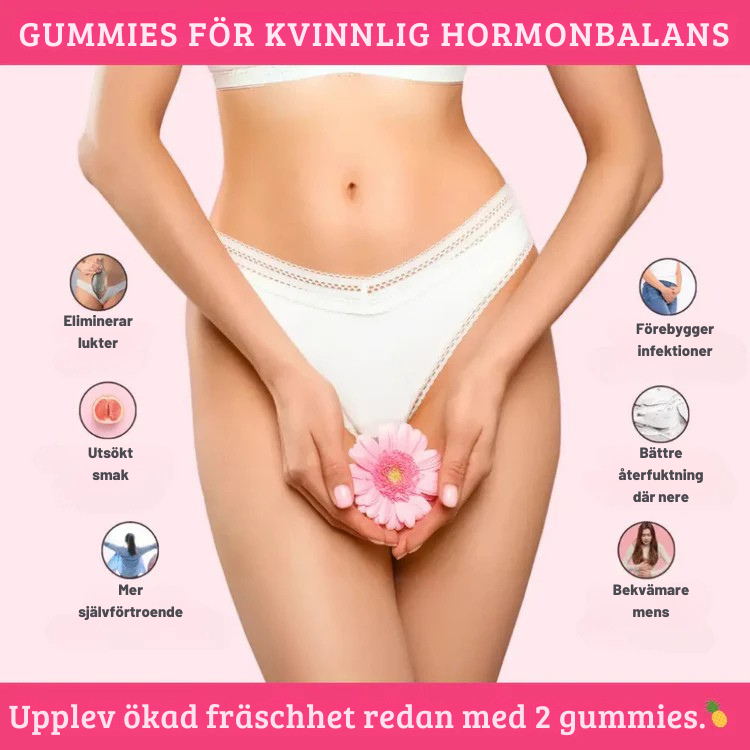 IntimFrisk - Gummibonbons för kvinnlig balans
