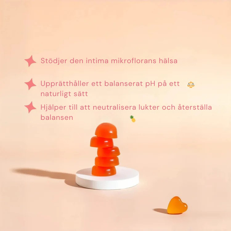 IntimFrisk - Gummibonbons för kvinnlig balans