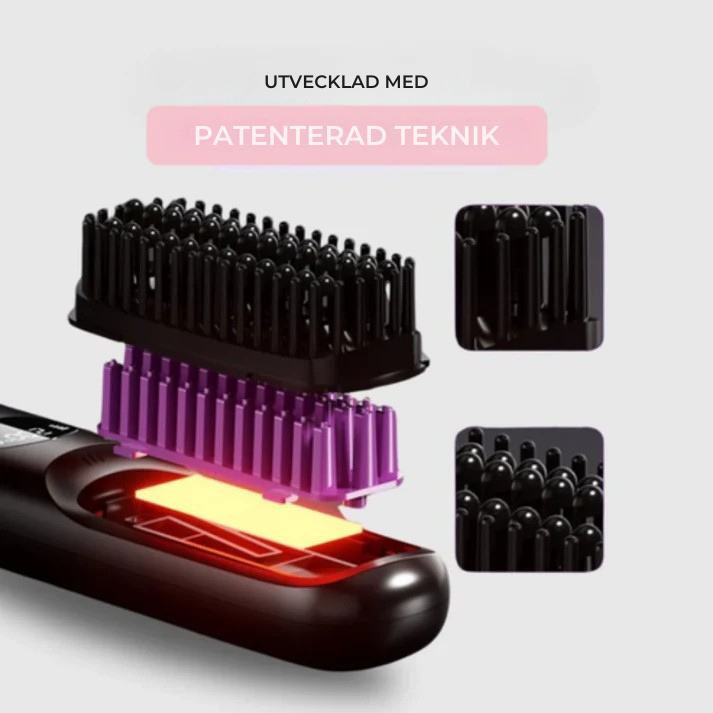 SlätBorste™ | Salongmjukt hår när som helst, var som helst