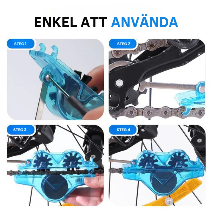 KedjeRen™ | En ren kedja på en minut, utan smutsiga händer