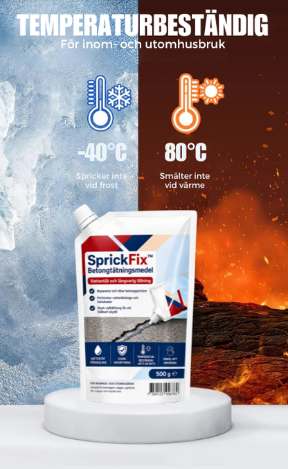 SprickFix™ | Högpresterande tätningsmedel för sprickor i betong