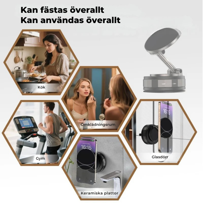 FlexiFäste™ | Magnetisk telefonhållare för bilen