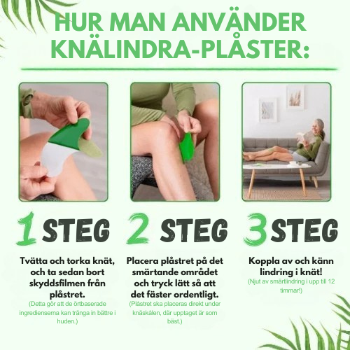 KnäLindra - Örtplåster för knäsmärta
