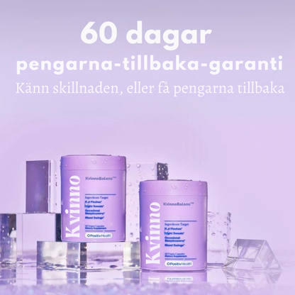 Kvinno – Hormonbalans och stöd vid klimakteriet