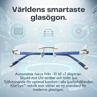 KlarSyn™ | Anpassar sig omedelbart till dina ögon för perfekt syn på alla avstånd!
