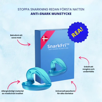 SnarkFri™ | ANTI-SNARK MUNSTYCKE