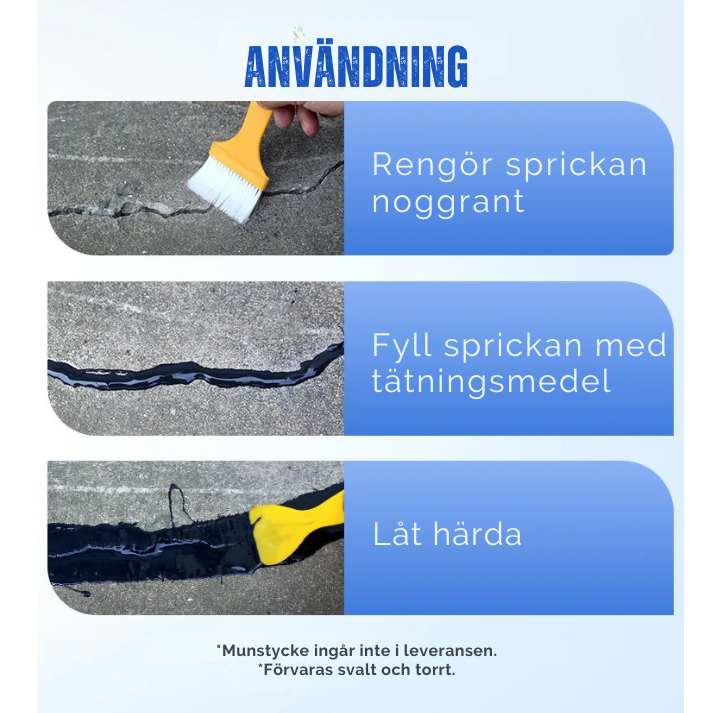 SprickFix™ | Högpresterande tätningsmedel för sprickor i betong
