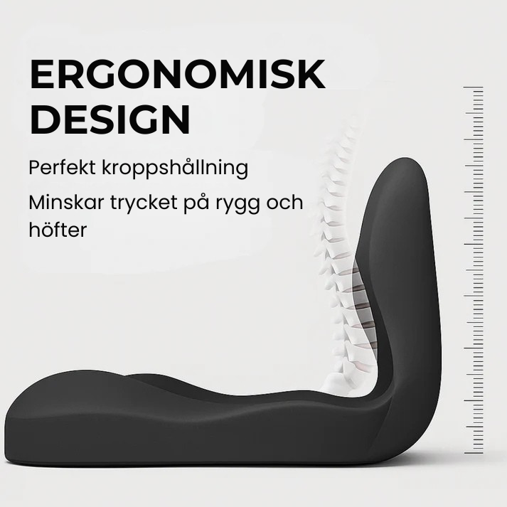 SittKomfort™ | Ergonomisk sittkudde – för en hälsosam hållning och smärtfri komfort.