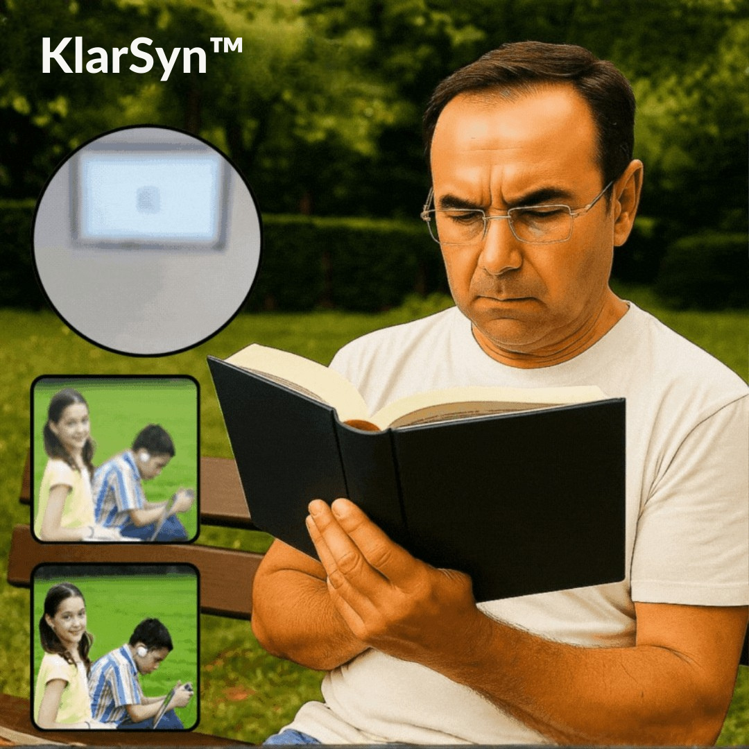 KlarSyn™ | Anpassar sig omedelbart till dina ögon för perfekt syn på alla avstånd!