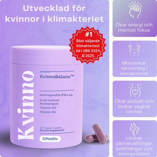 Kvinno – Hormonbalans och stöd vid klimakteriet