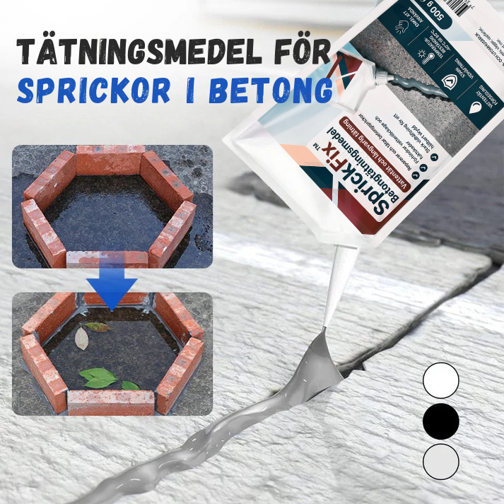 SprickFix™ | Högpresterande tätningsmedel för sprickor i betong