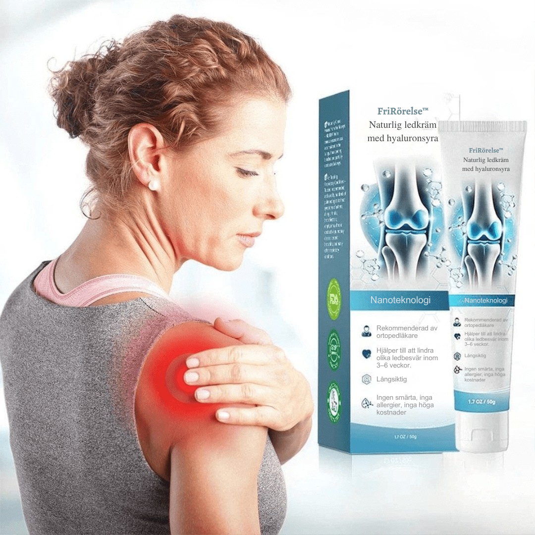 FriRörelse™ - Naturlig ledkräm med hyaluronsyra