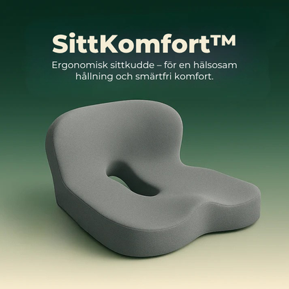 SittKomfort™ | Ergonomisk sittkudde – för en hälsosam hållning och smärtfri komfort.