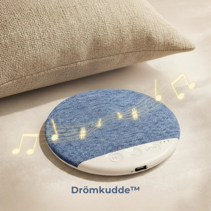 Drömkudde™ | Få ljudet precis under huvudet – utan obehag