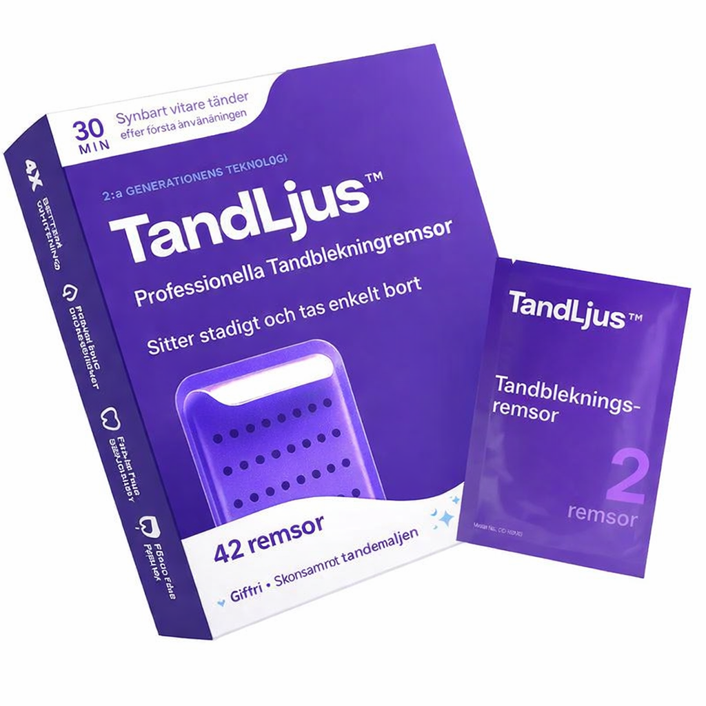 TandLjus™ | Professionella Tandblekningsremsor