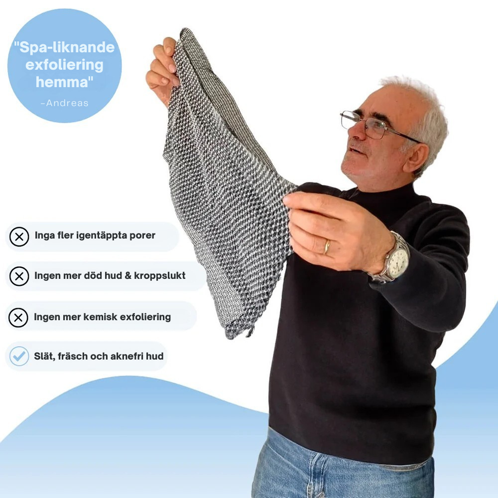 Lysterduk | EXFOLIERANDE ANTIBAKTERIELLT BADÖMENKLADE
