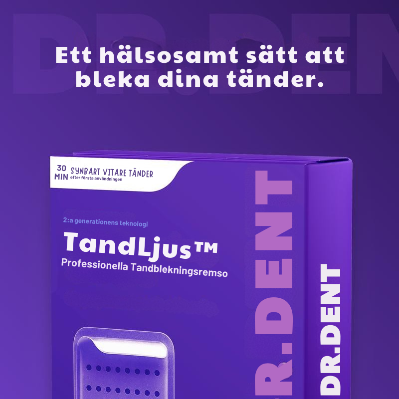 TandLjus™ | Professionella Tandblekningsremsor