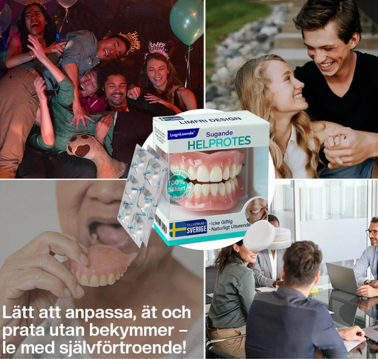 LugnLeende™ Suction-fit Komplett Tandprotes🦷🦷