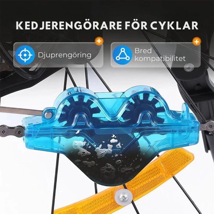 KedjeRen™ | En ren kedja på en minut, utan smutsiga händer