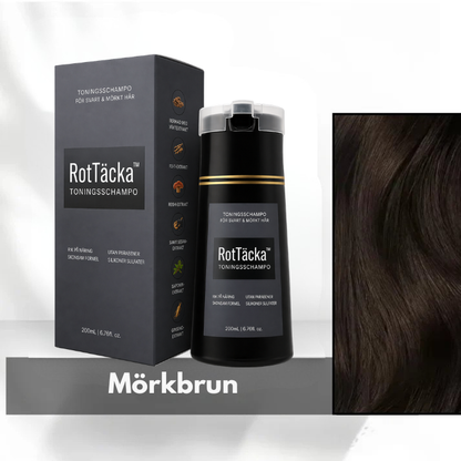 RotTäcka™ | Färgschampo helt fritt från ammoniak, väteperoxid och PPD