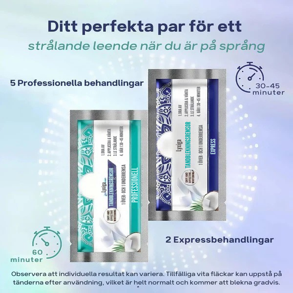 Lyxiga | Tandblekningsremsor