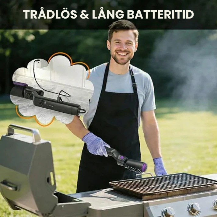 Grillrens pro™ | Trådlös elektrisk grillrengörare