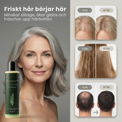 Rosméra™ | Rosmarinschampo Naturlig styrka, volym och vård för ditt hår