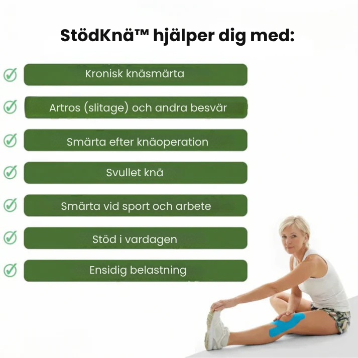 StödKnä™ | Stabilt stöd och fri rörlighet