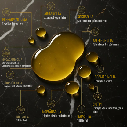 HårVital™ | Närande hårolja Som hjälper till att stimulera ny hårväxt och stärka hårsäckarna.