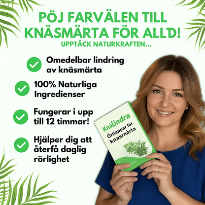 KnäLindra - Örtplåster för knäsmärta