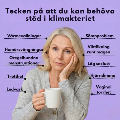 Kvinno – Hormonbalans och stöd vid klimakteriet