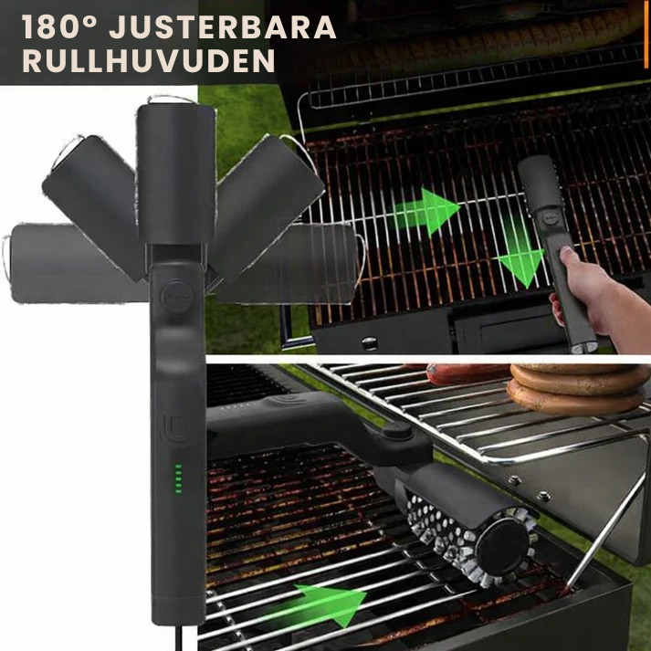Grillrens pro™ | Trådlös elektrisk grillrengörare