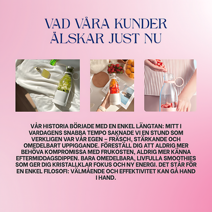 Drinkmixer | Färsk juice, när som helst, var som helst!