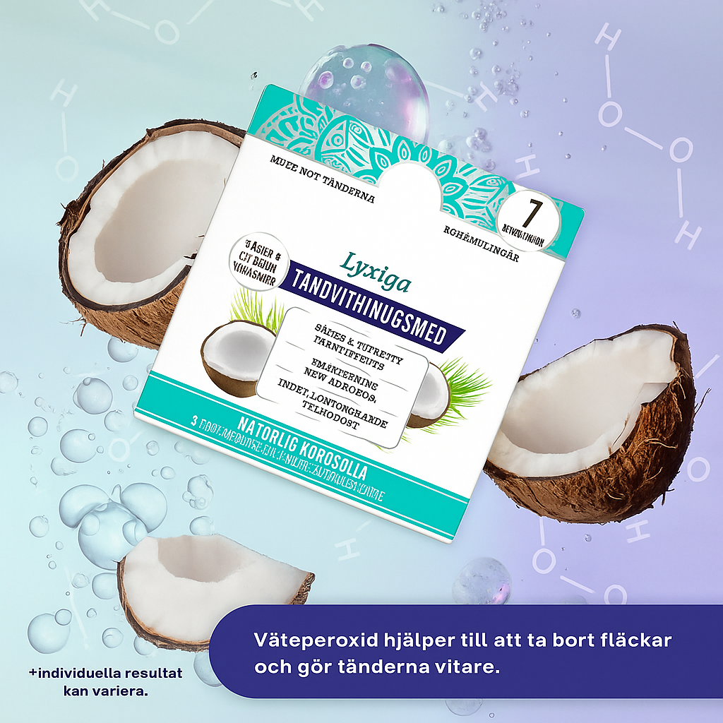 Lyxiga | Tandblekningsremsor