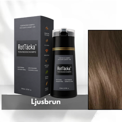RotTäcka™ | Färgschampo helt fritt från ammoniak, väteperoxid och PPD