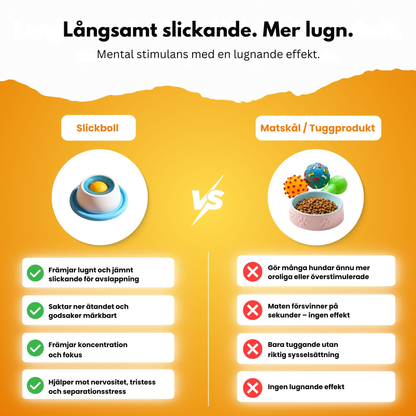 LugnSlick™ Hundboll | Stöder naturlig avslappning