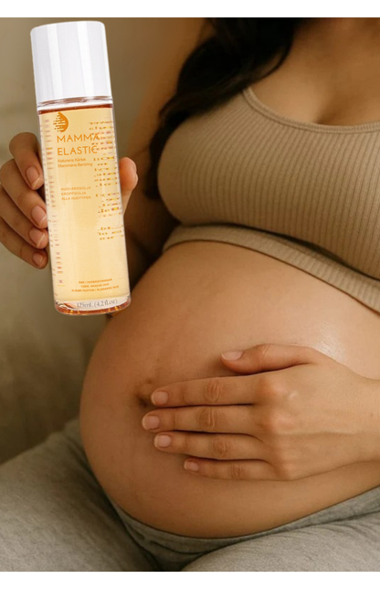 Mamma Elastic – Massageolja mot bristningar