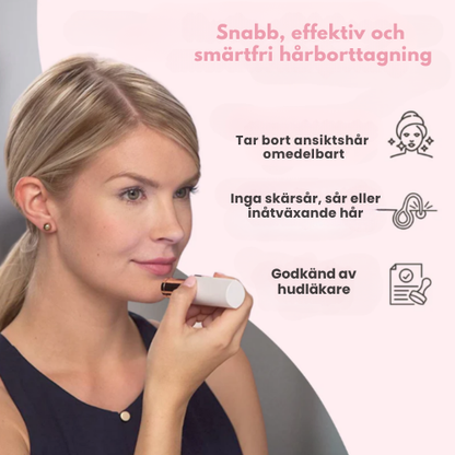 Harfri – Verktyg för omedelbar hårborttagning i ansiktet