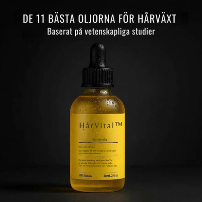 HårVital™ | Närande hårolja Som hjälper till att stimulera ny hårväxt och stärka hårsäckarna.