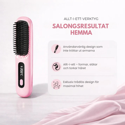 SlätBorste™ | Salongmjukt hår när som helst, var som helst