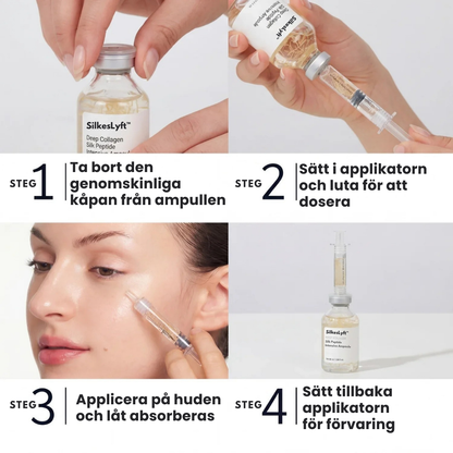 SilkesLyft™ | Djupverkande Kollagen Silkespeptid Intensivt Serum