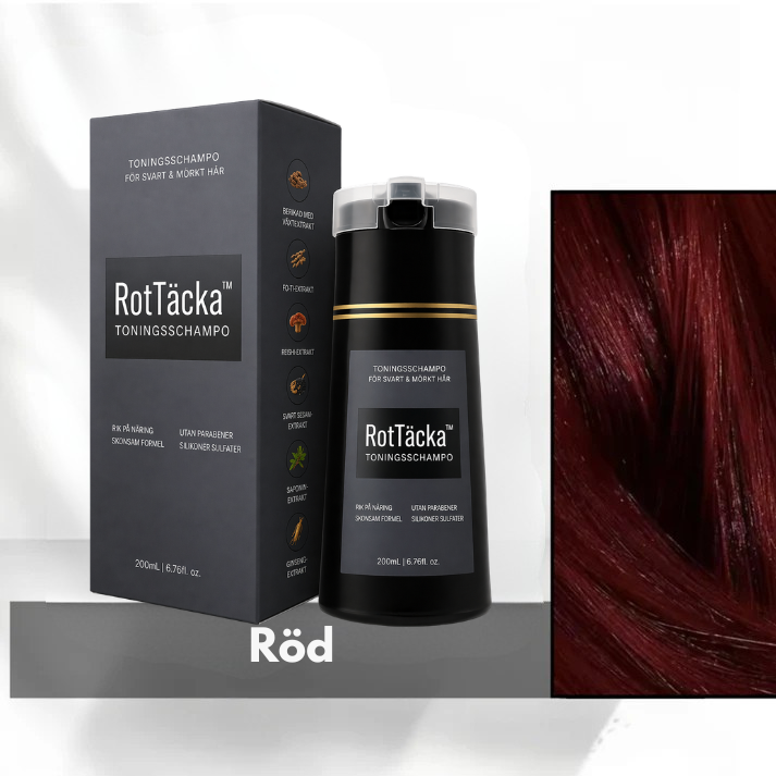 RotTäcka™ | Färgschampo helt fritt från ammoniak, väteperoxid och PPD