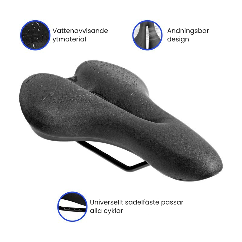 Aerosadel | Certifierad av institutet för hälsa och ergonomi