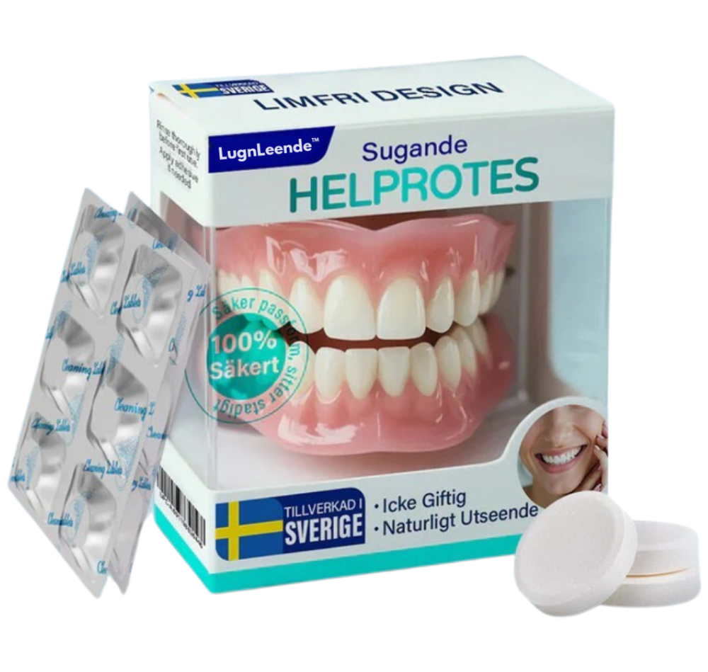 LugnLeende™ Suction-fit Komplett Tandprotes🦷🦷