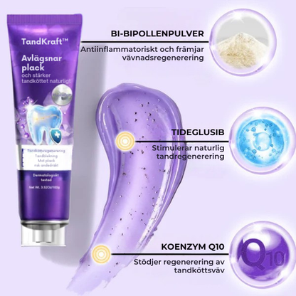TandKraft™ | Tar bort plack och stärker tandköttet naturligt