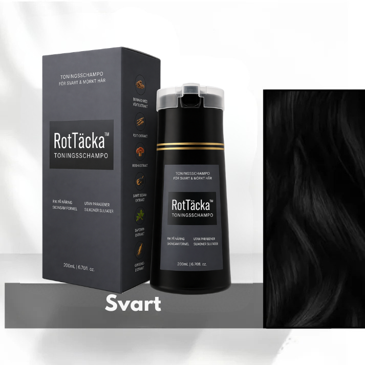 RotTäcka™ | Färgschampo helt fritt från ammoniak, väteperoxid och PPD